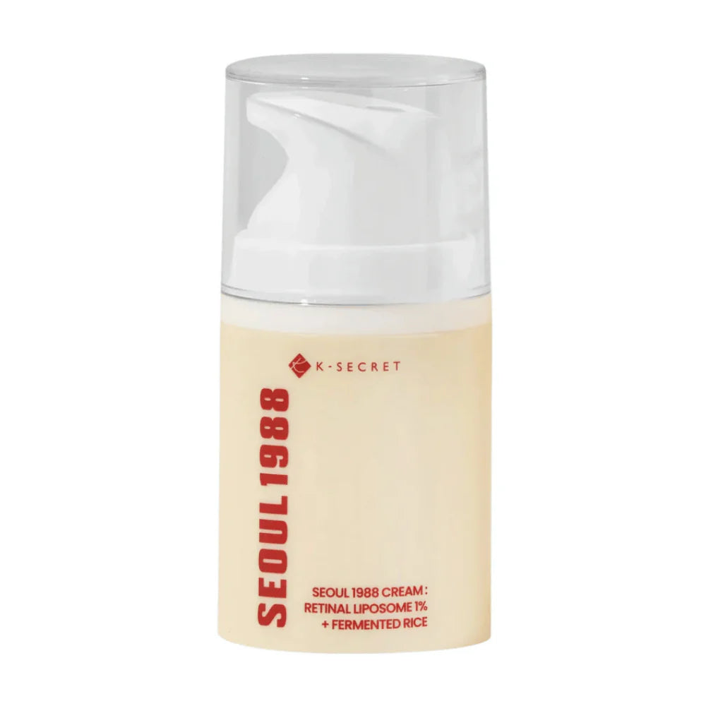 KSECRET – SEOUL 1988 Crème au Rétinol et aux Enzymes de Riz Cream : Retinal Liposome 1% + Fermented Rice
