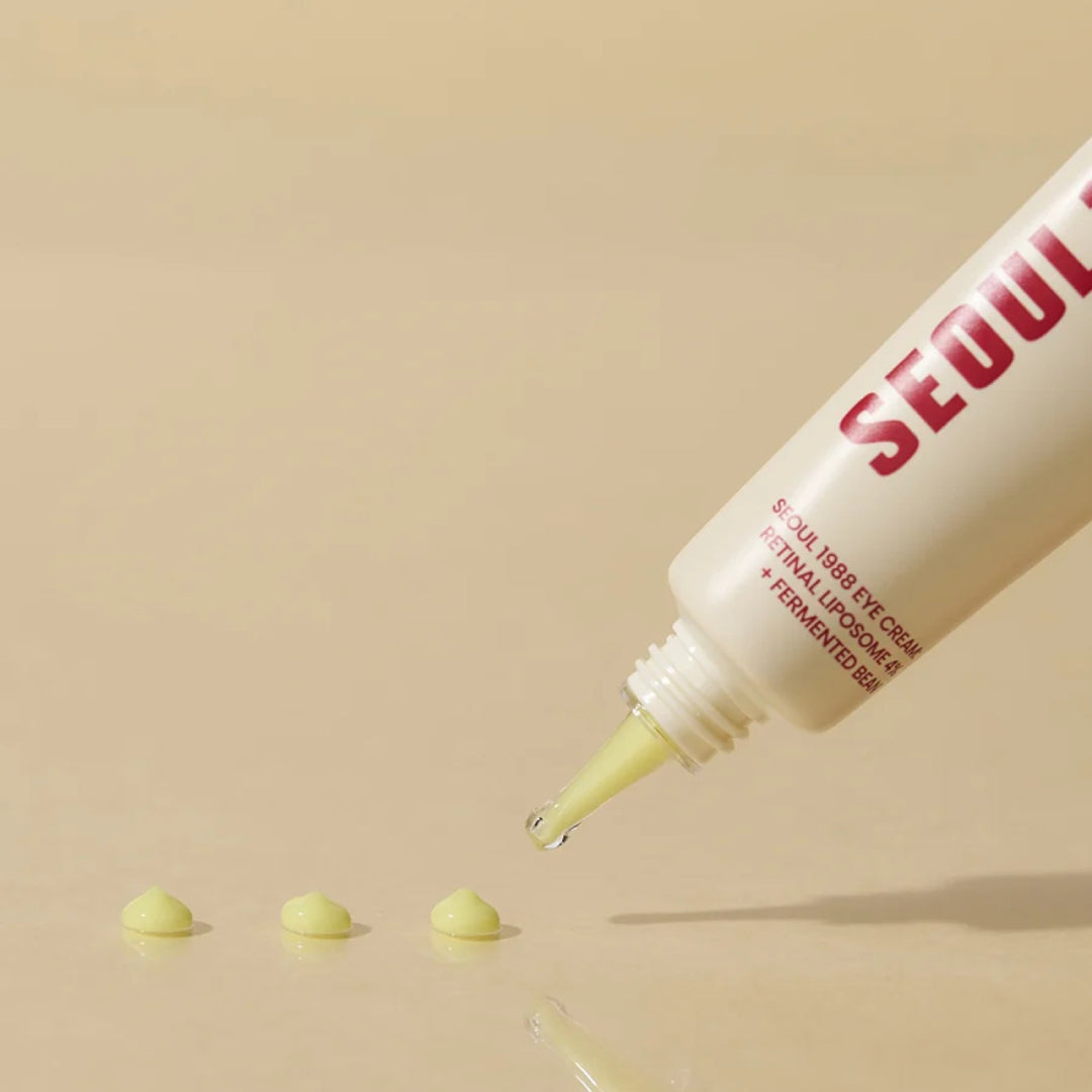 KSECRET – SEOUL 1988  Crème pour le Contour des Yeux au Rétinol et aux Enzymes de Haricots Eye Cream : Retinal Liposome 4% + Fermented Bean