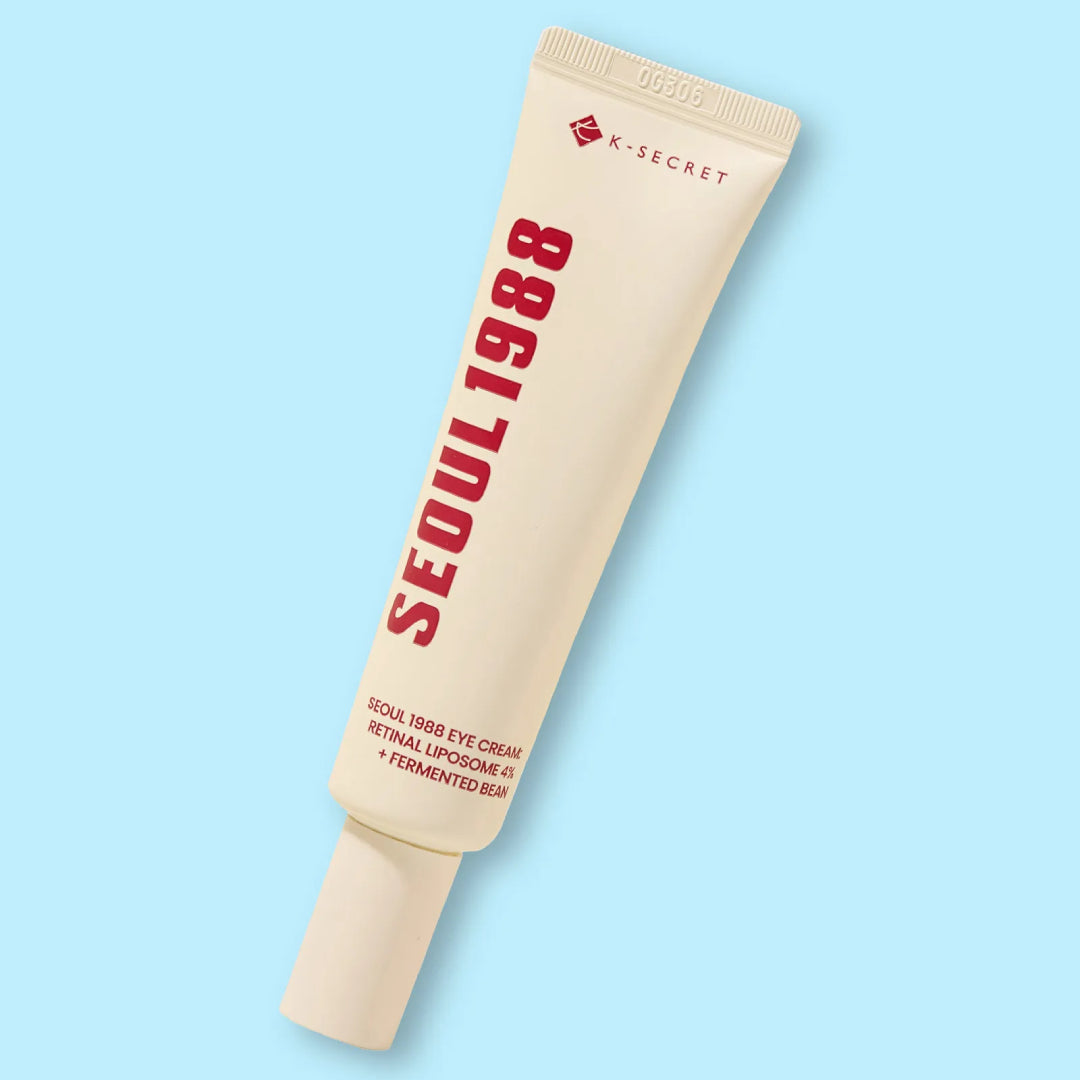 KSECRET – SEOUL 1988  Crème pour le Contour des Yeux au Rétinol et aux Enzymes de Haricots Eye Cream : Retinal Liposome 4% + Fermented Bean