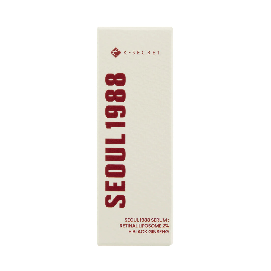 KSECRET – SEOUL 1988  Sérum Anti-âge au Rétinol Serum : Retinal Liposome 2% + Black Ginseng