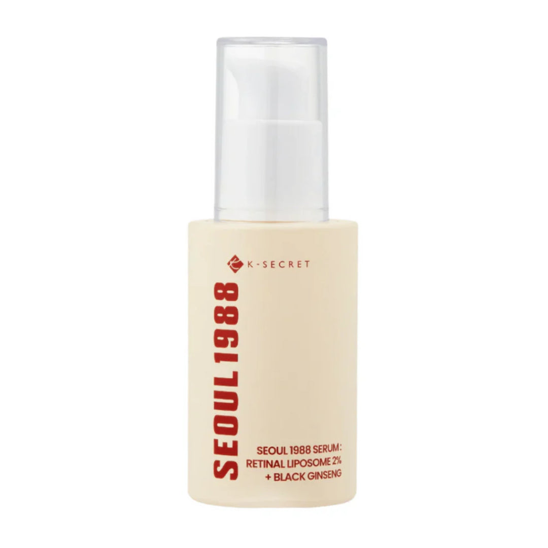 KSECRET – SEOUL 1988  Sérum Anti-âge au Rétinol Serum : Retinal Liposome 2% + Black Ginseng