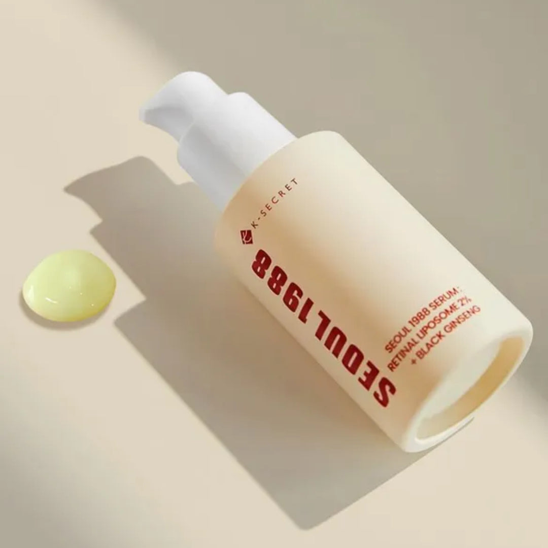 KSECRET – SEOUL 1988  Sérum Anti-âge au Rétinol Serum : Retinal Liposome 2% + Black Ginseng