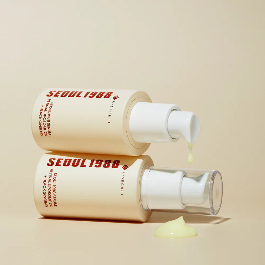 KSECRET – SEOUL 1988  Sérum Anti-âge au Rétinol Serum : Retinal Liposome 2% + Black Ginseng