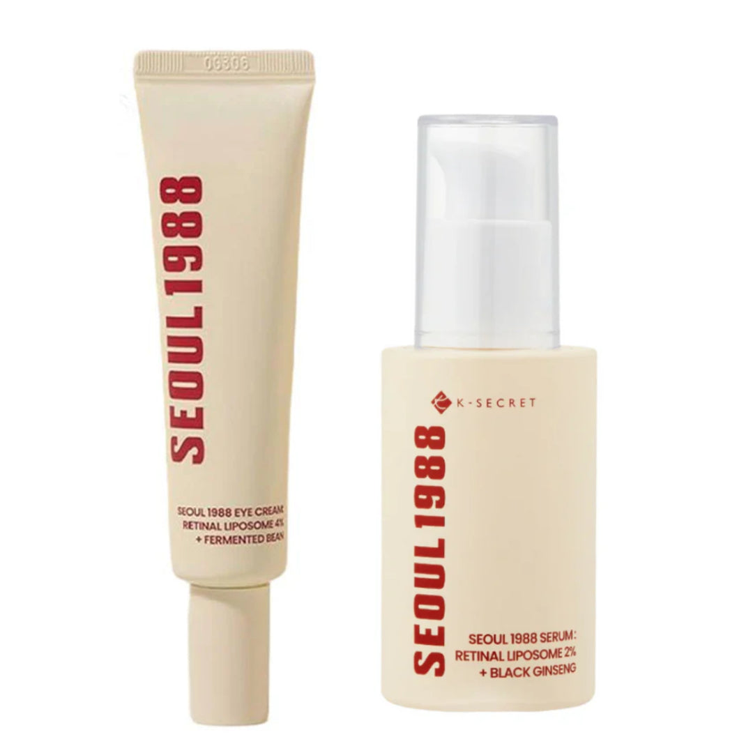 KSECRET – SEOUL 1988 ( Crème pour les yeux enrichie de 4 % + Sérum anti-âge combine 2%)