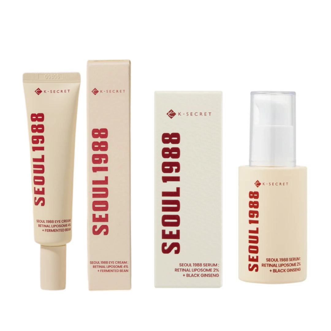 KSECRET – SEOUL 1988 ( Crème pour les yeux enrichie de 4 % + Sérum anti-âge combine 2%)