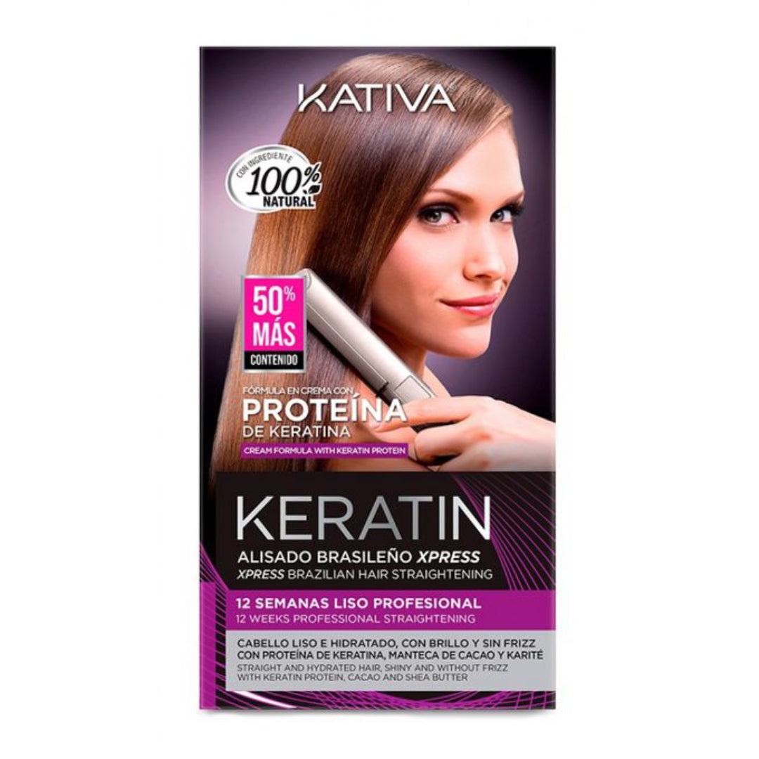 Kativa Kit de Lissage Brazilian Keratin Xpress 230 ml