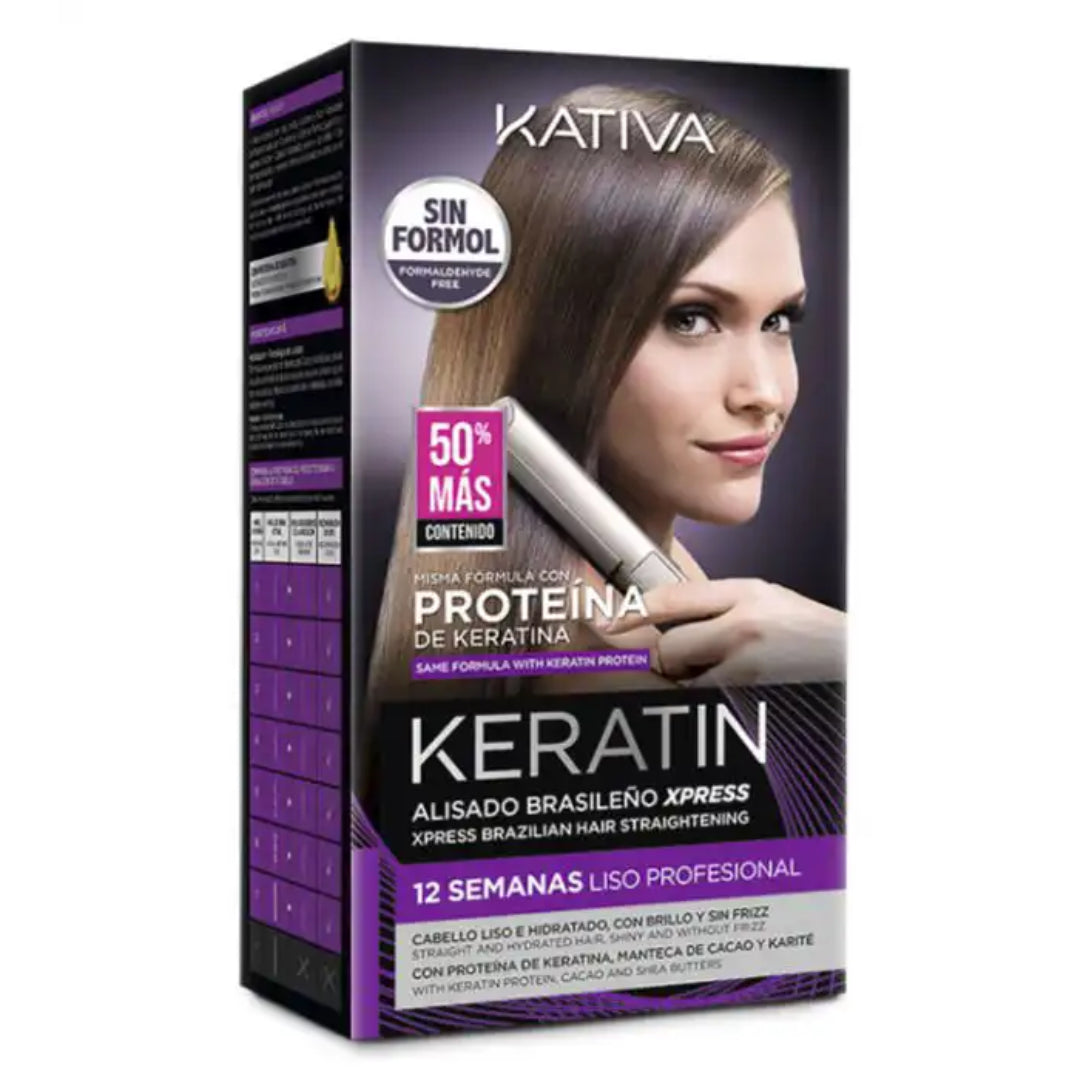 Kativa Kit de Lissage Brazilian Keratin Xpress 230 ml