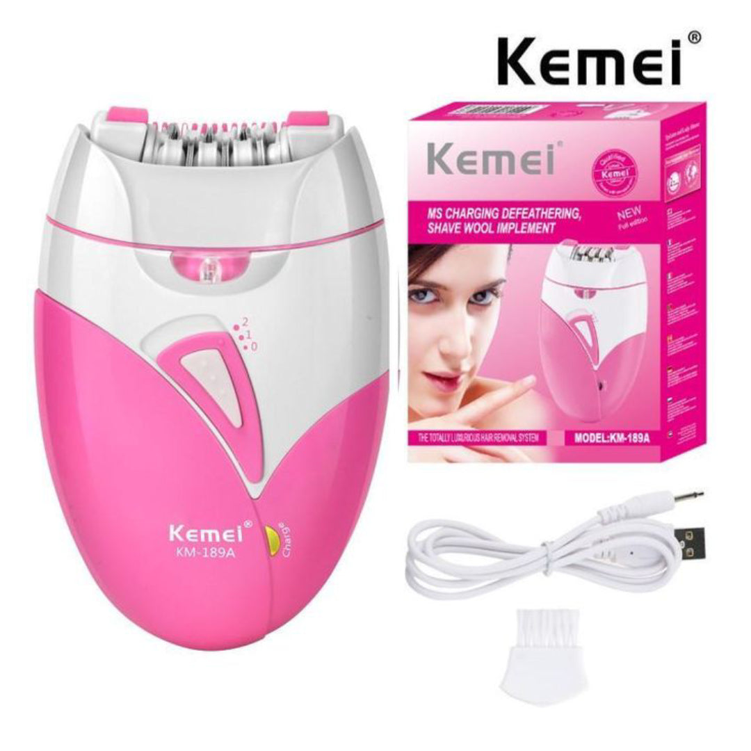 Kemei KM-189A Épilateur électrique, épilateur, corps, aisselles, jambes, bikini, parties intimes