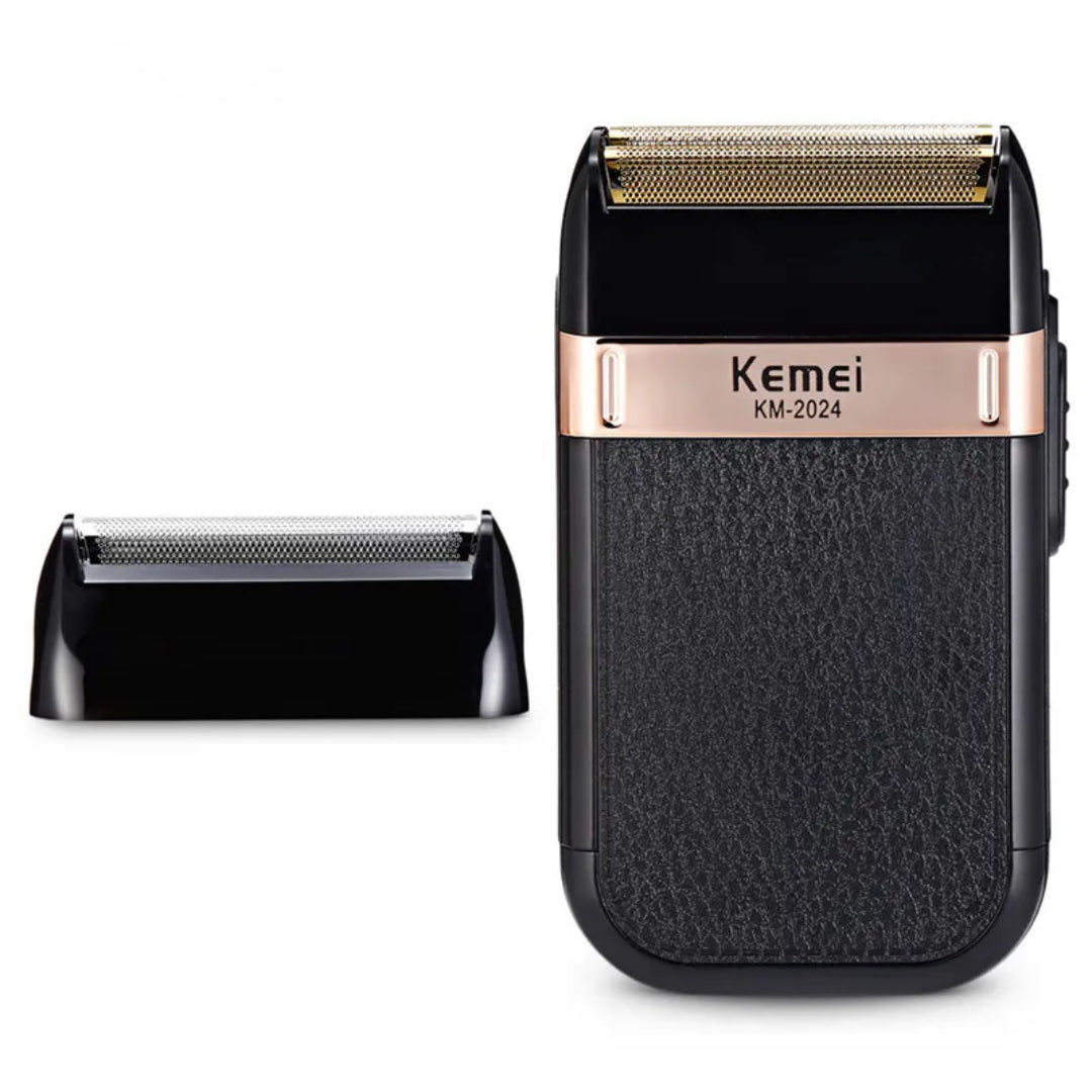 Kemei KM-2024 Rasoir électrique professionnel USB Rechargeable hommes rasoir électrique étanche