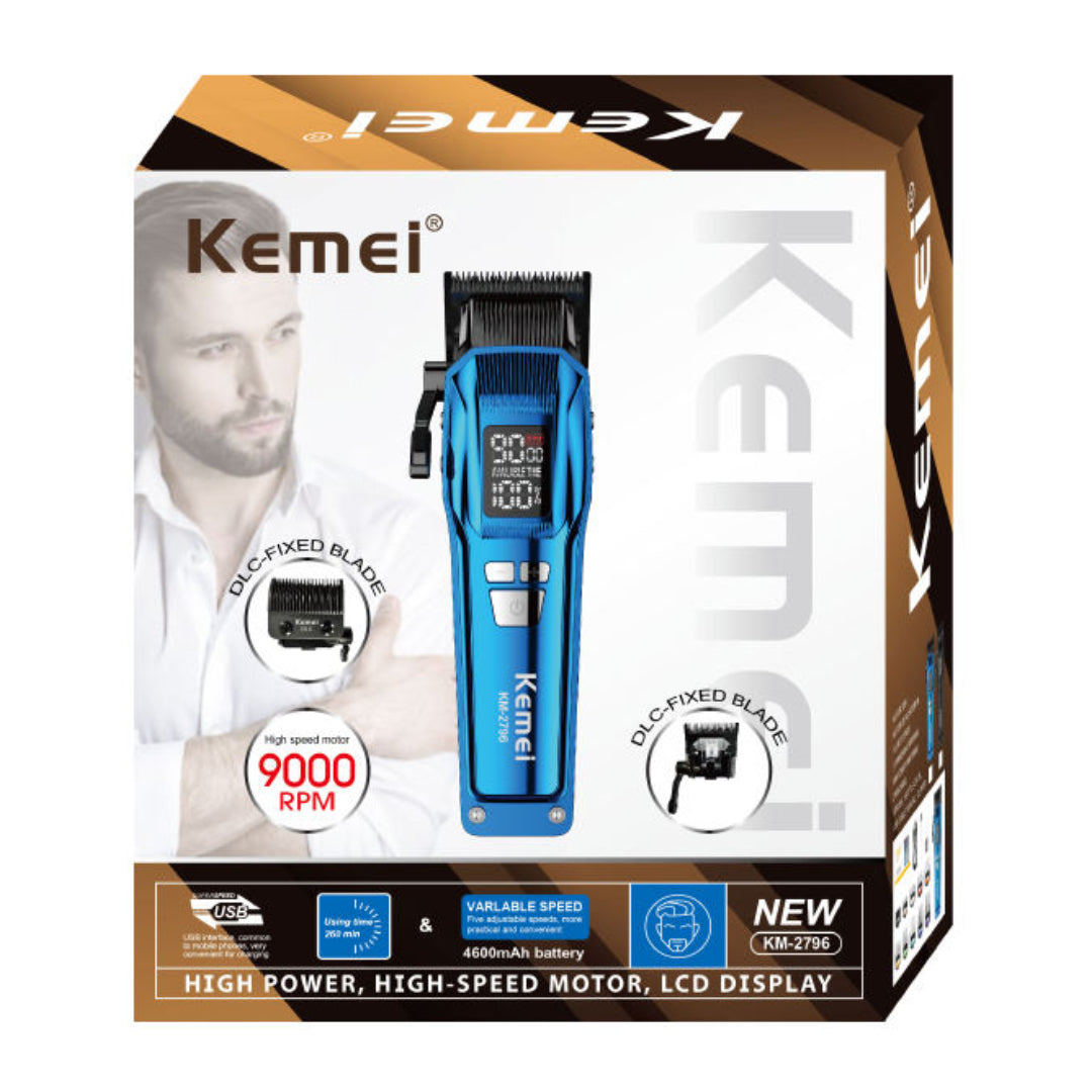 Kemei KM-2796 Tondeuses à cheveux professionnels sans fil
