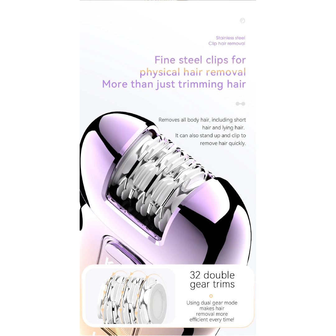 Kemei KM-7103 Épilateur 3 en 1 – Épilation douce du visage, des jambes et du maillot