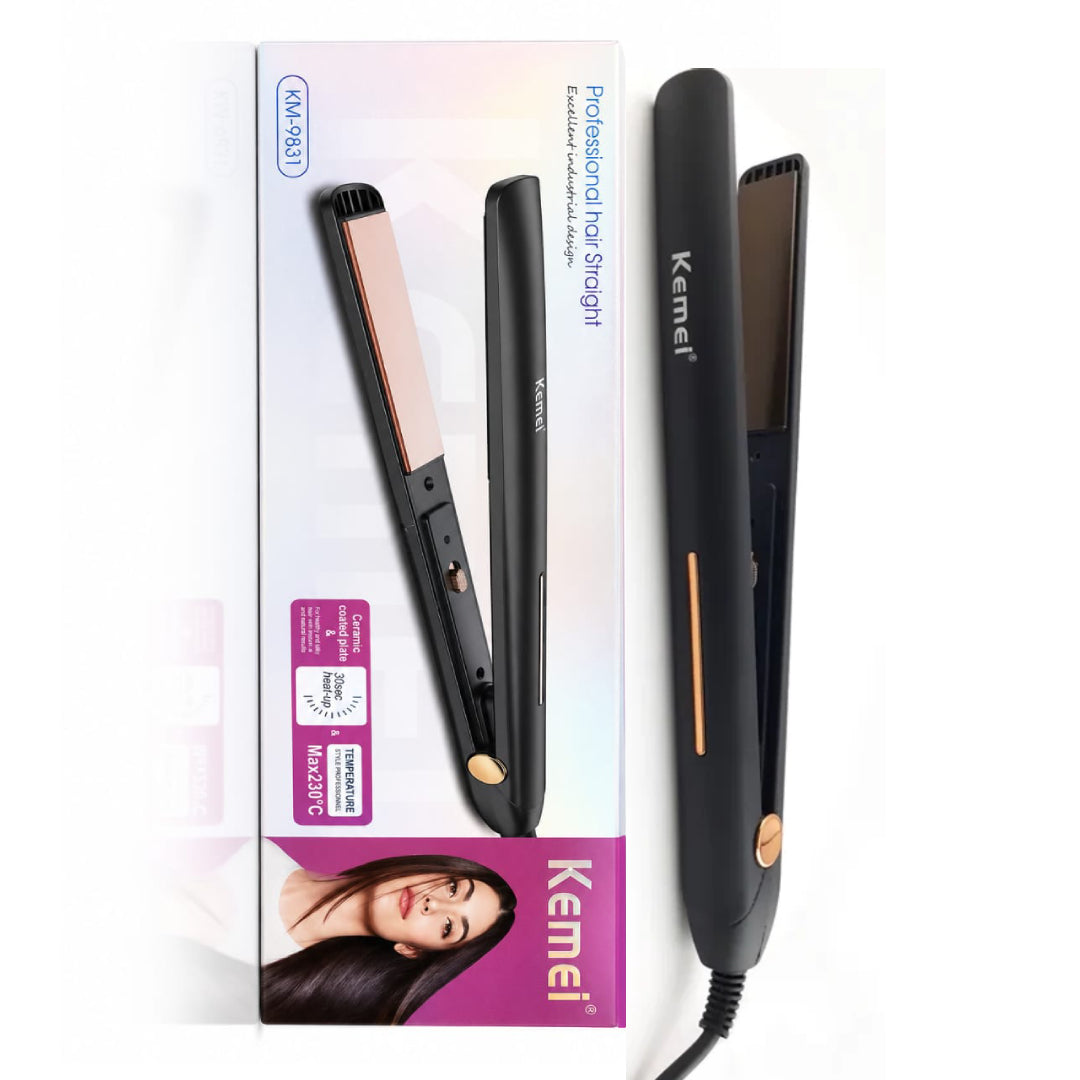 Kemei KM-9832 Lisseur à cheveux - Température Max 230°C - Plaques en céramique