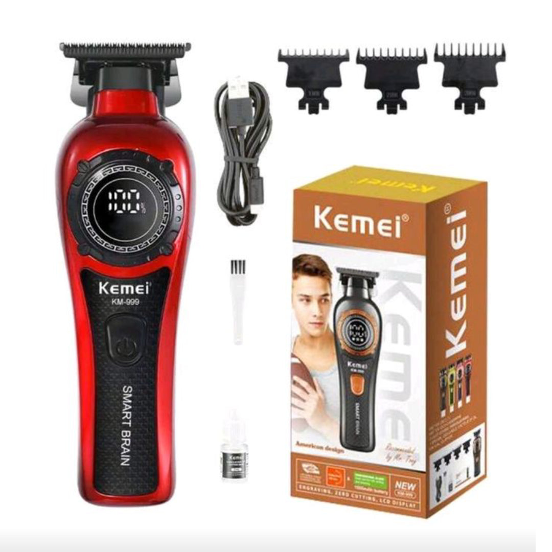 Kemei KM-999 Tondeuse Pro LED USB 7000RPM 1500mAh