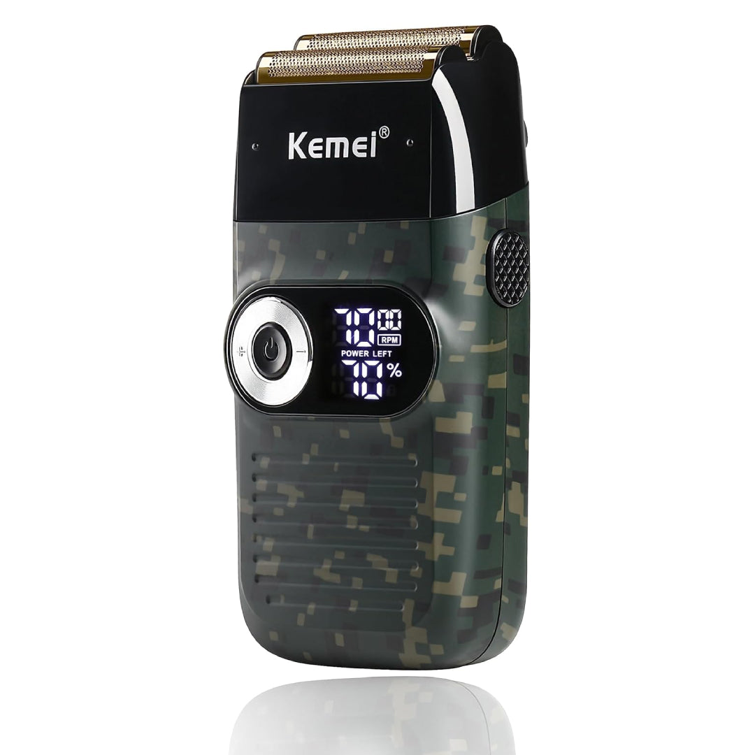 Kemei KM-2027 - Tondeuse Rasoir électrique rechargeable des hommes, Coupe-barbe