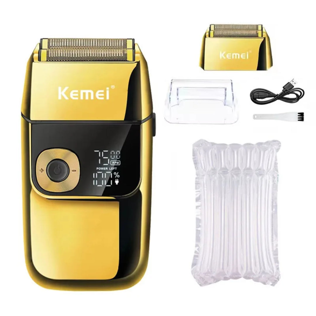 Kemei KM-2028 Rasoir Électrique avec Double Tête et Écran LCD