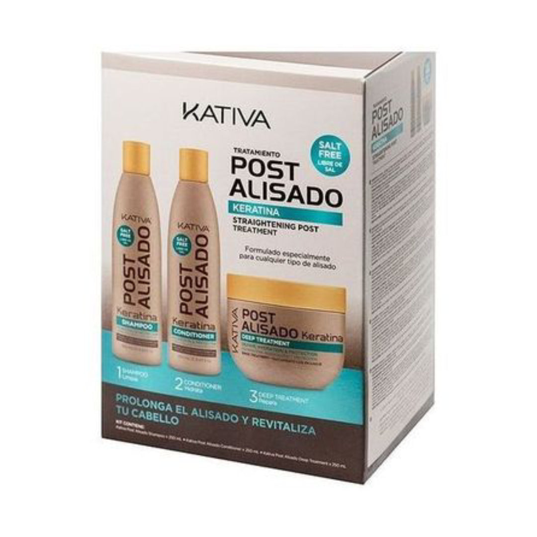 Kit Sans Silfate Tratamiento Kativa Post Alisado