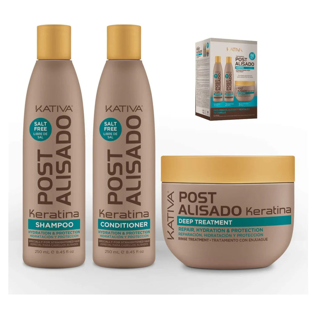 Kit Sans Silfate Tratamiento Kativa Post Alisado
