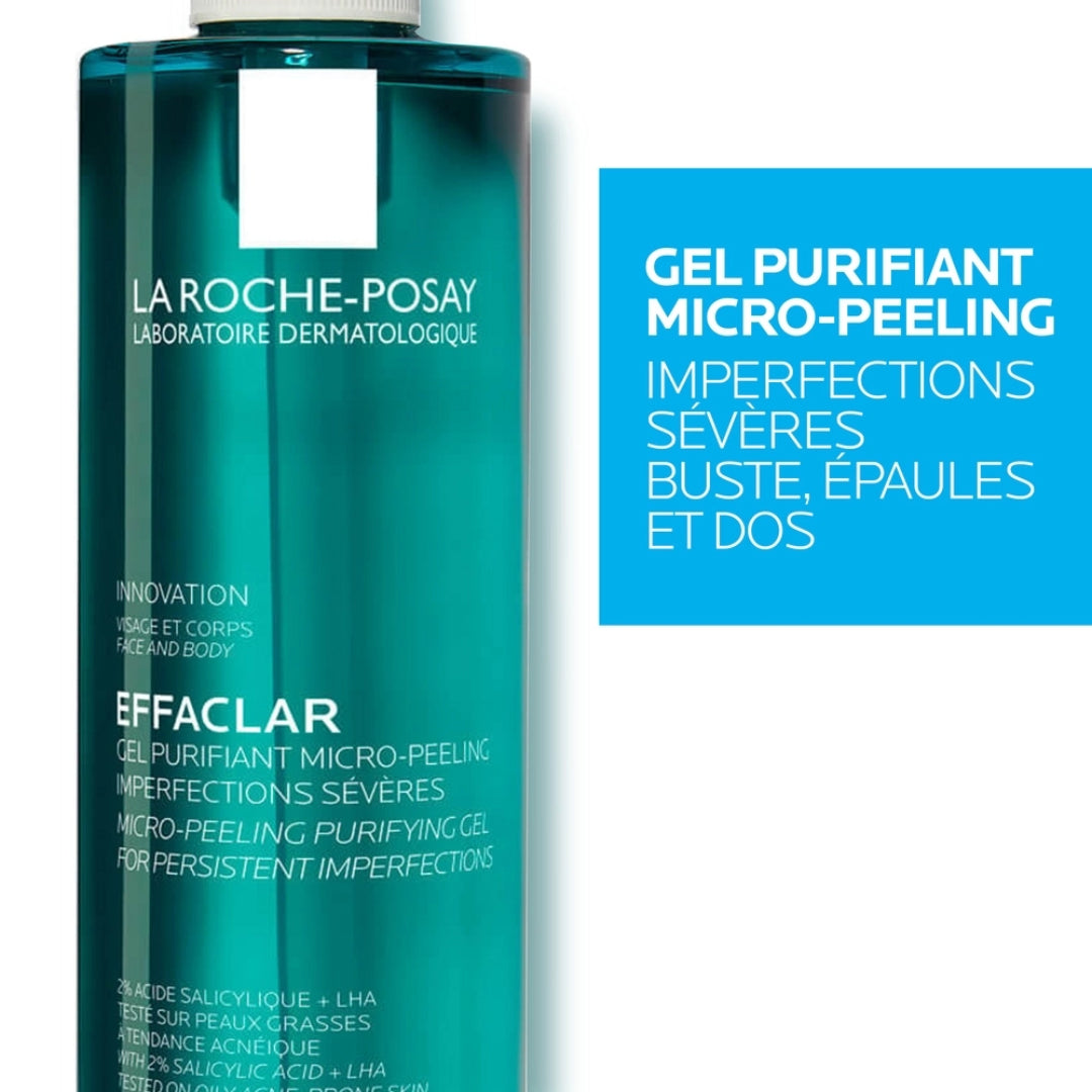 LA ROCHE-POSAY Effaclar Gel Purifiant Micro-Peeling - 400ML