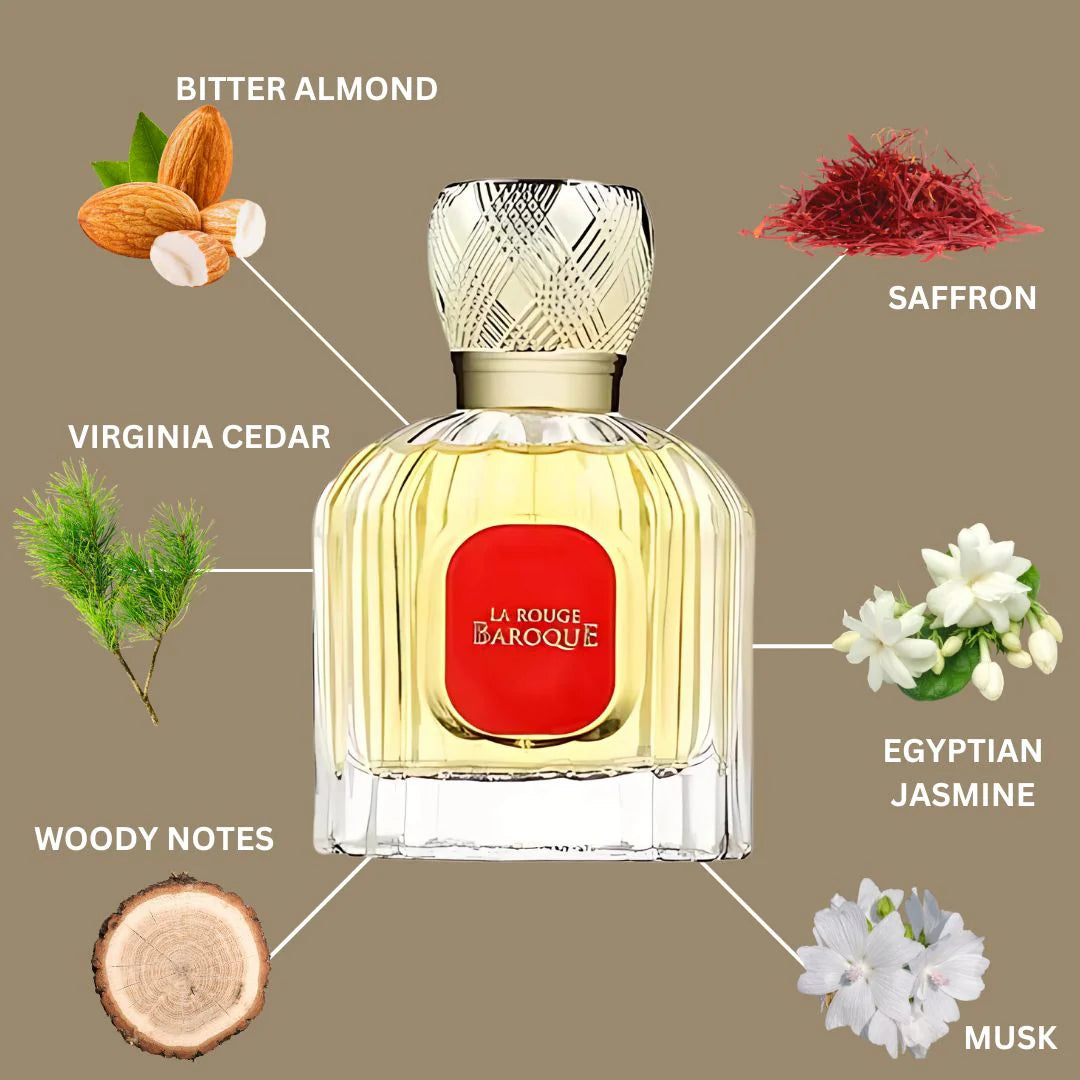 LA ROUGE BAROQUE DE MAISON ALHAMBRA - Eau de Parfum Unisexe - 100ml