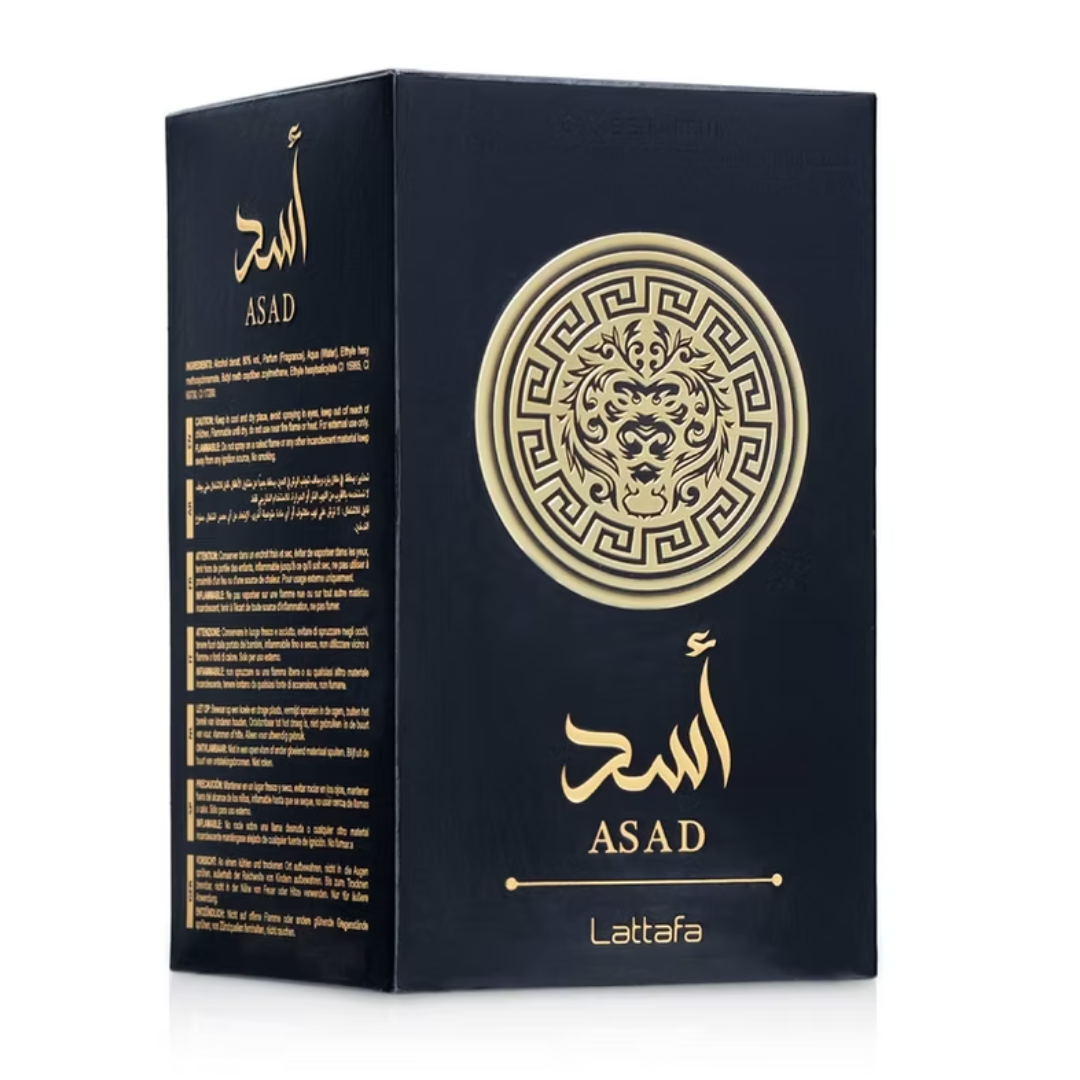 LATTAFA ASAD NOIR EAU DE PARFUM Pour Homme - 100ml