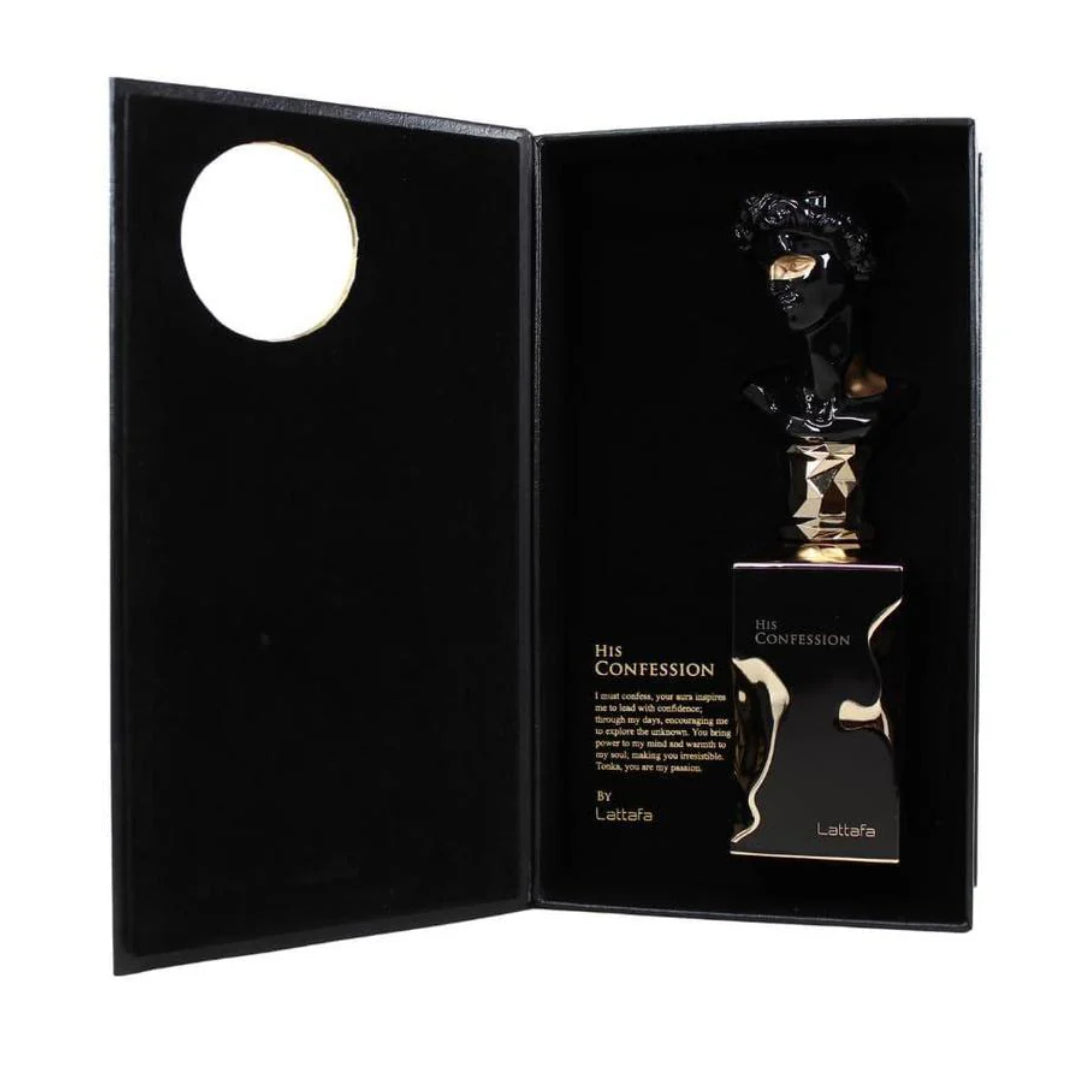 LATTAFA – HIS CONFESSION NOIR Eau de Parfum Pour Homme – 100m