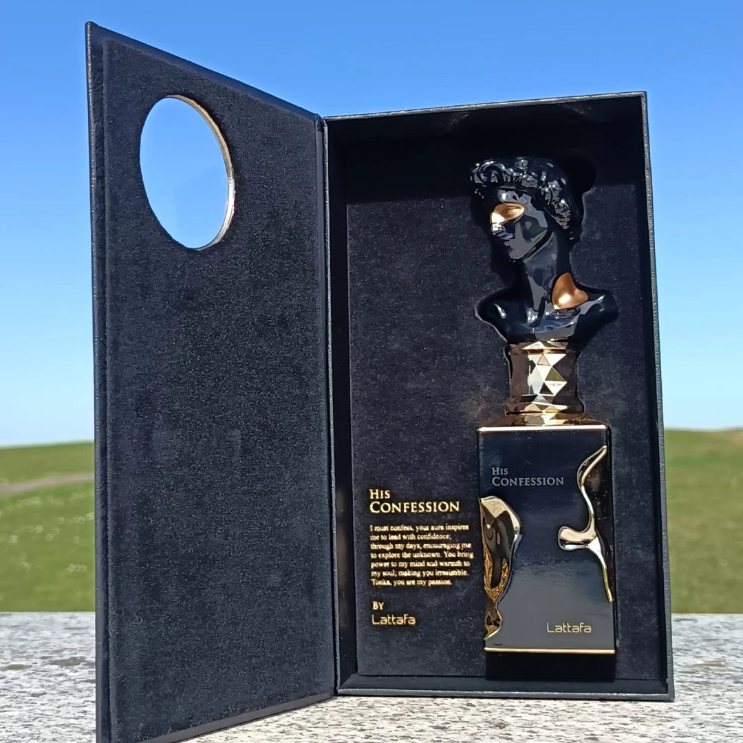 LATTAFA – HIS CONFESSION NOIR Eau de Parfum Pour Homme – 100m