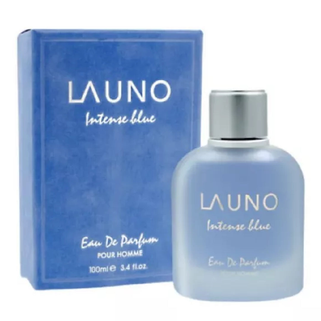LA UNO Intense Blue Eau De Parfum Fragrance World Pour Homme – 100ml