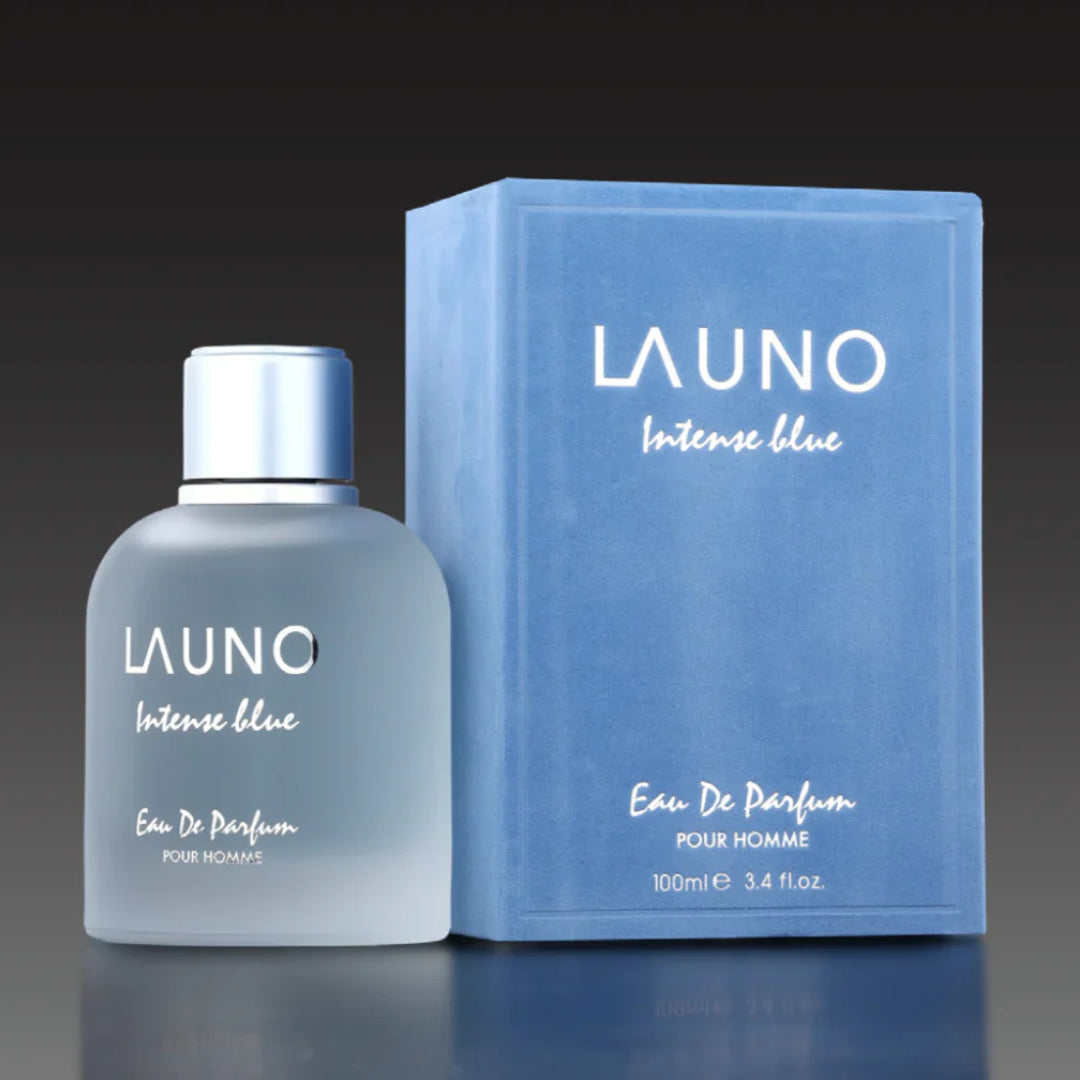 LA UNO Intense Blue Eau De Parfum Fragrance World Pour Homme – 100ml