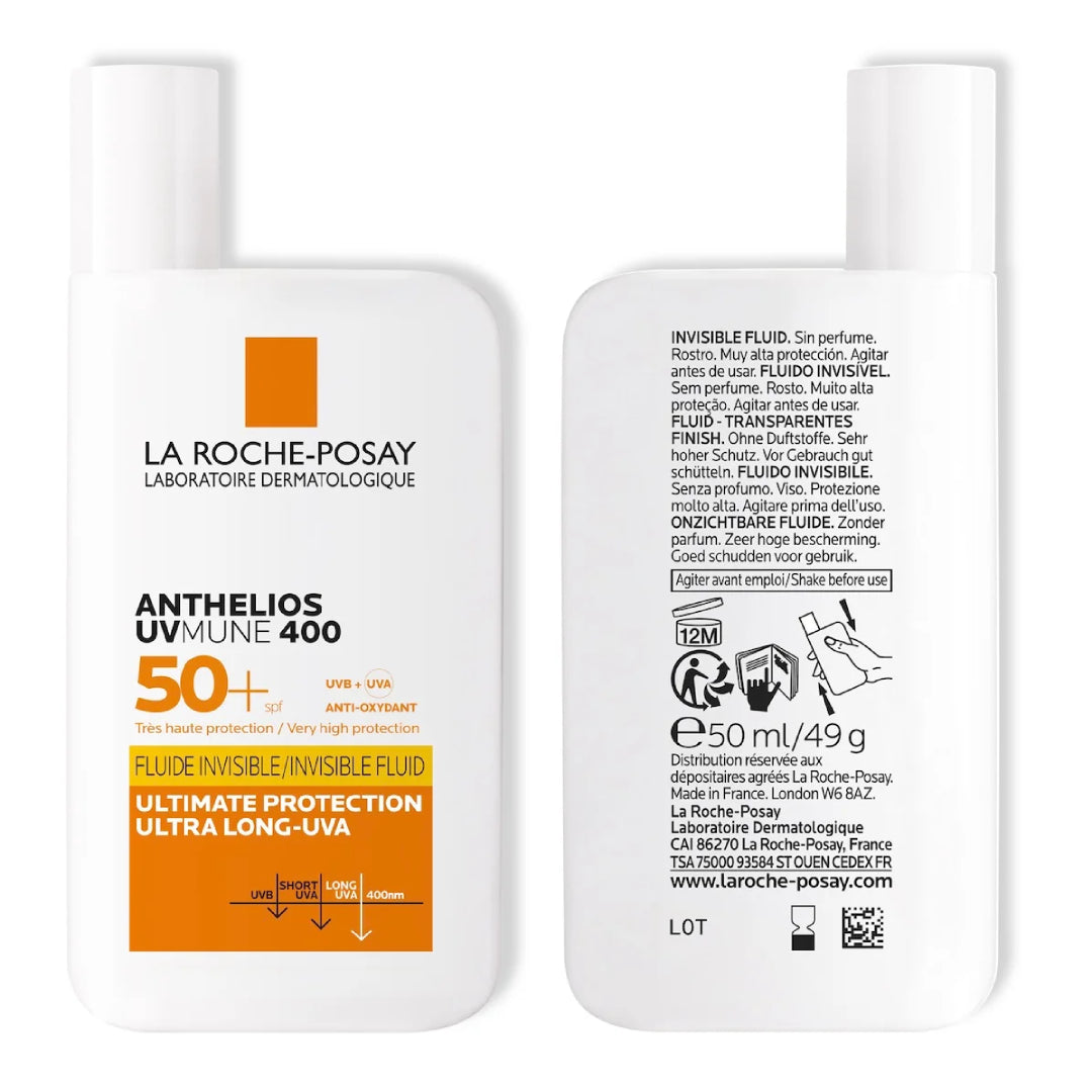 La Roche-Posay ANTHELIOS UVMUNE 400 CRÈME SOLAIRE FLUIDE INVISIBLE SPF50+ | 50ml