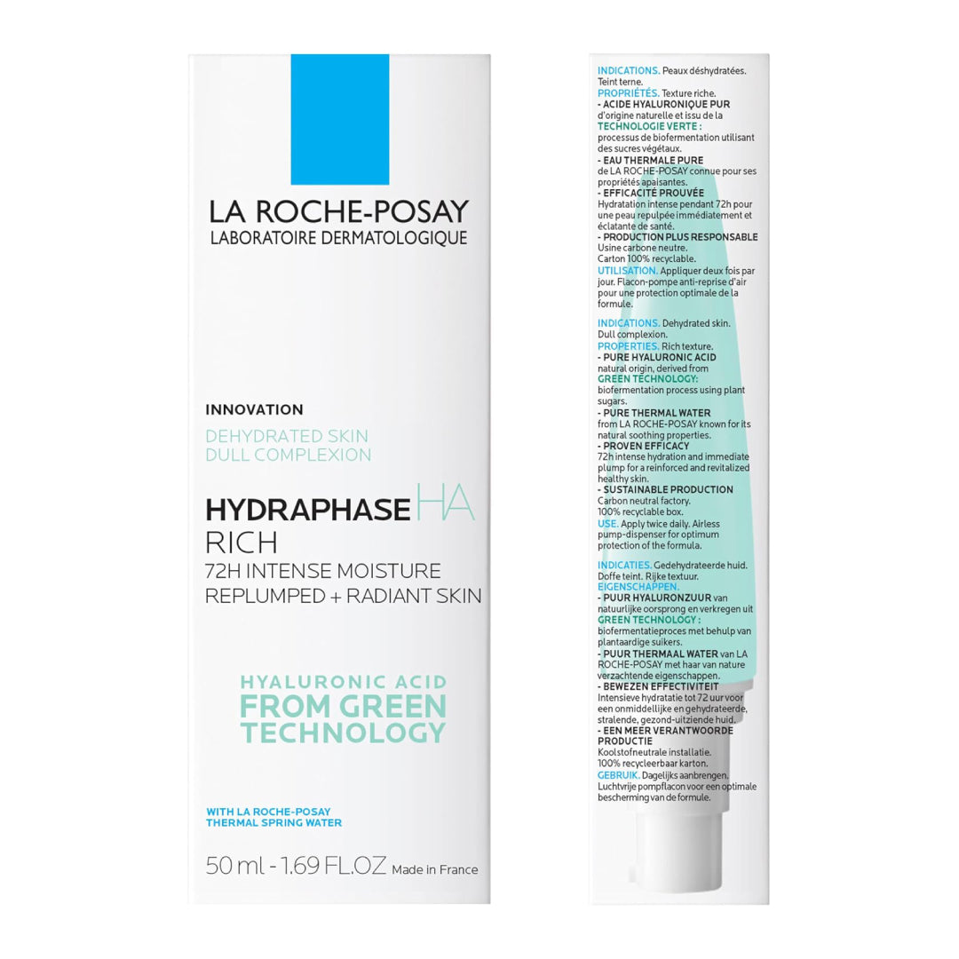 La Roche-Posay Hydraphase HA Riche Crème Hydratante | 50ml