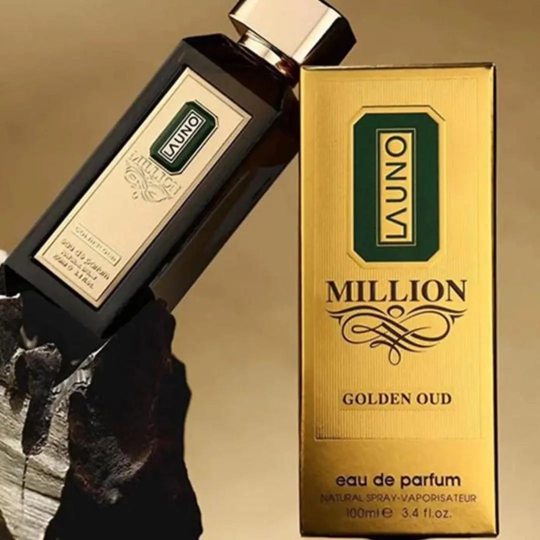 La Uno Million Golden Oud de Fragrance World Pour Homme – 100ml