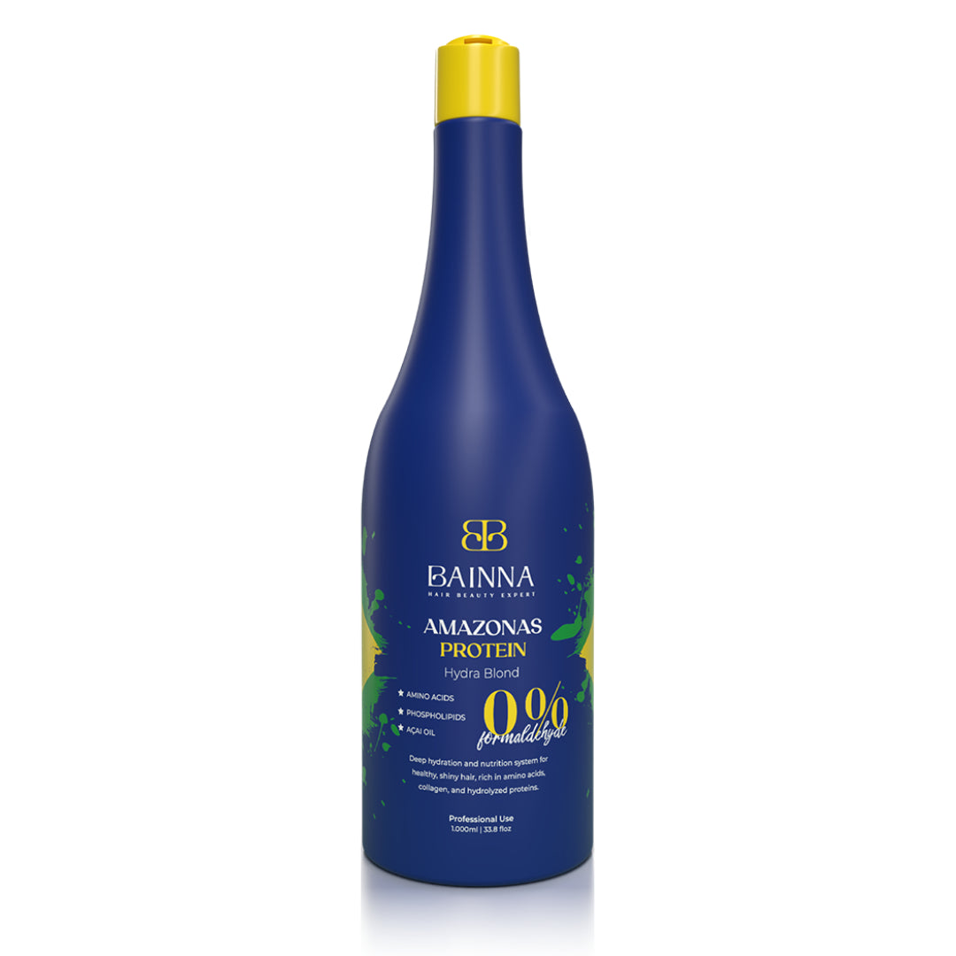 Lissage à la Protéine Amazonas Hydra Blond de Bainna - 1L
