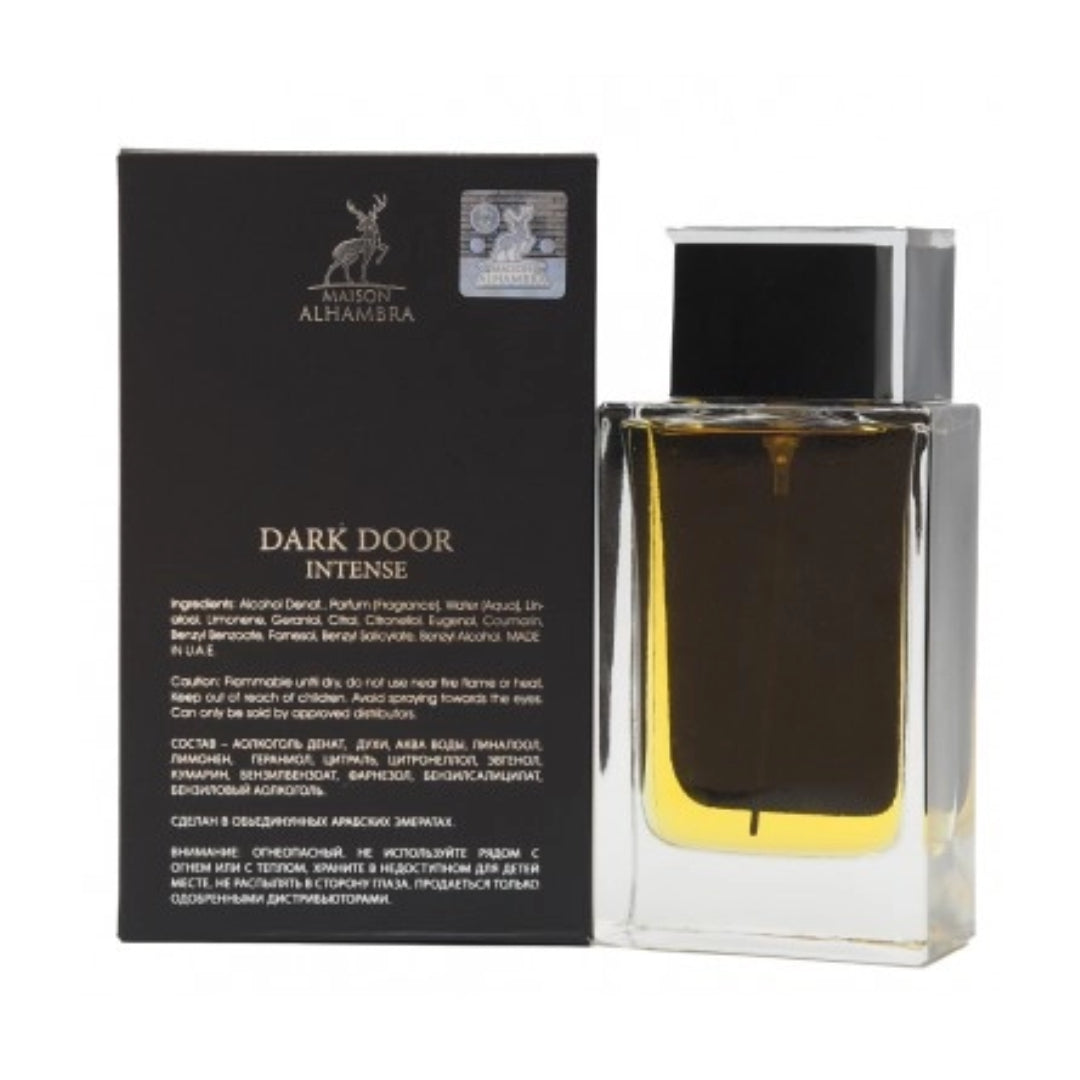 MAISON ALHAMBRA - DARK DOOR INTENSE  EAU DE PARFUM Pour Homme - 100ml