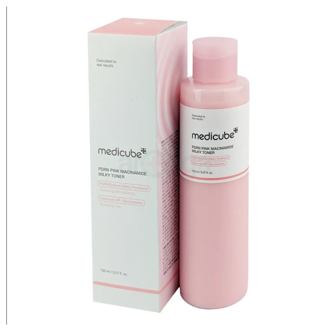MEDICUBE - PDRN Pink Niacinamide Milky Toner for Hydrating - 250 ml