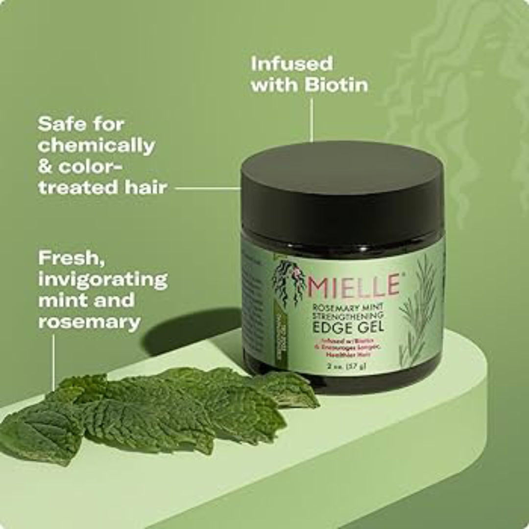 MIELLE Rosemary Mint Hair Strengthening Edge Gel 57g
