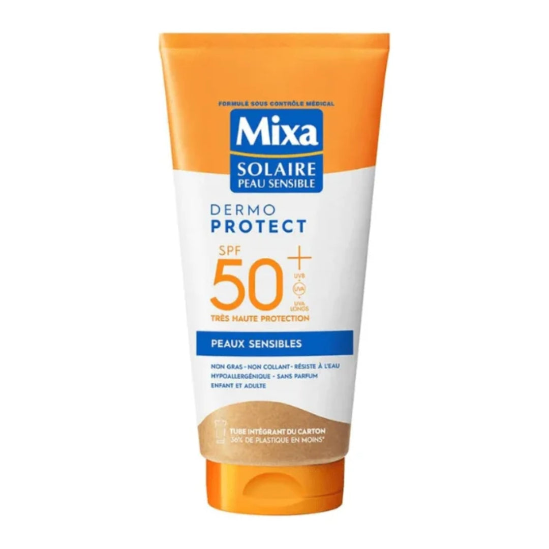 MIXA DERMO PROTECT LAIT SOLAIRE SPF 50+ PEAUX SENSIBLES