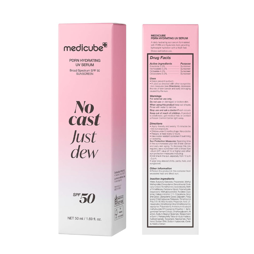 Medicube - PDRN Hydrating UV Serum SPF 50+ PA++++ - 50ml