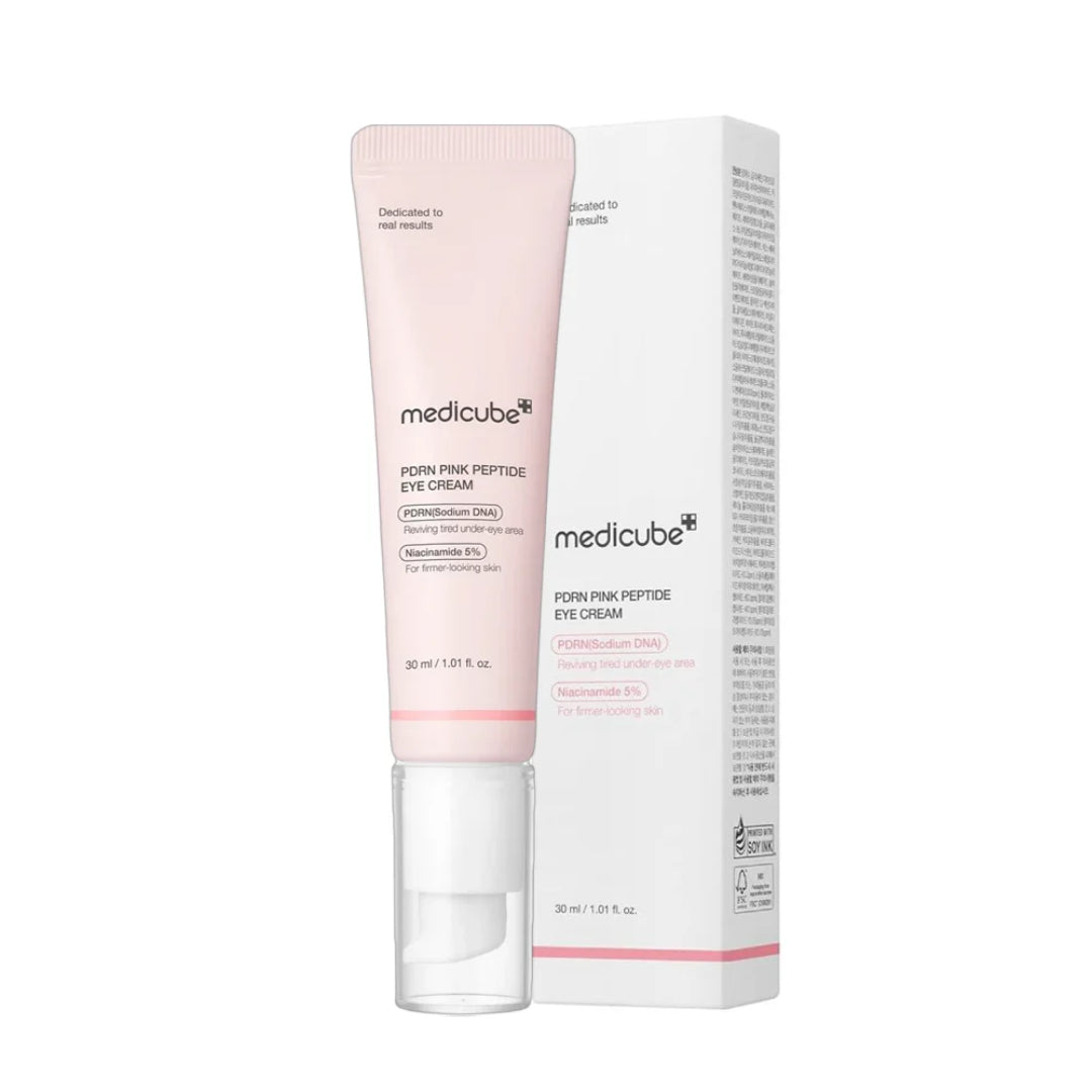 Medicube PDRN Pink Peptide Eye Cream - Crème Contour des Yeux Raffermissante - 30 ml