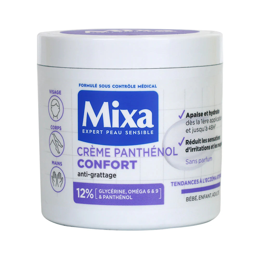 Mixa Crème Panthénol Confort - Visage, Corps, Mains 400ml
