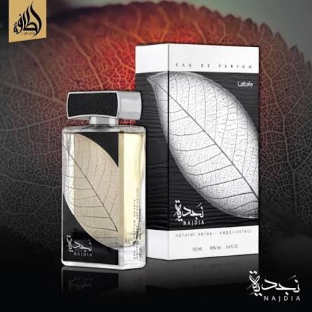 NAJDIA NOIR Eau de Parfum Unisexe - LATTAFA 100ml
