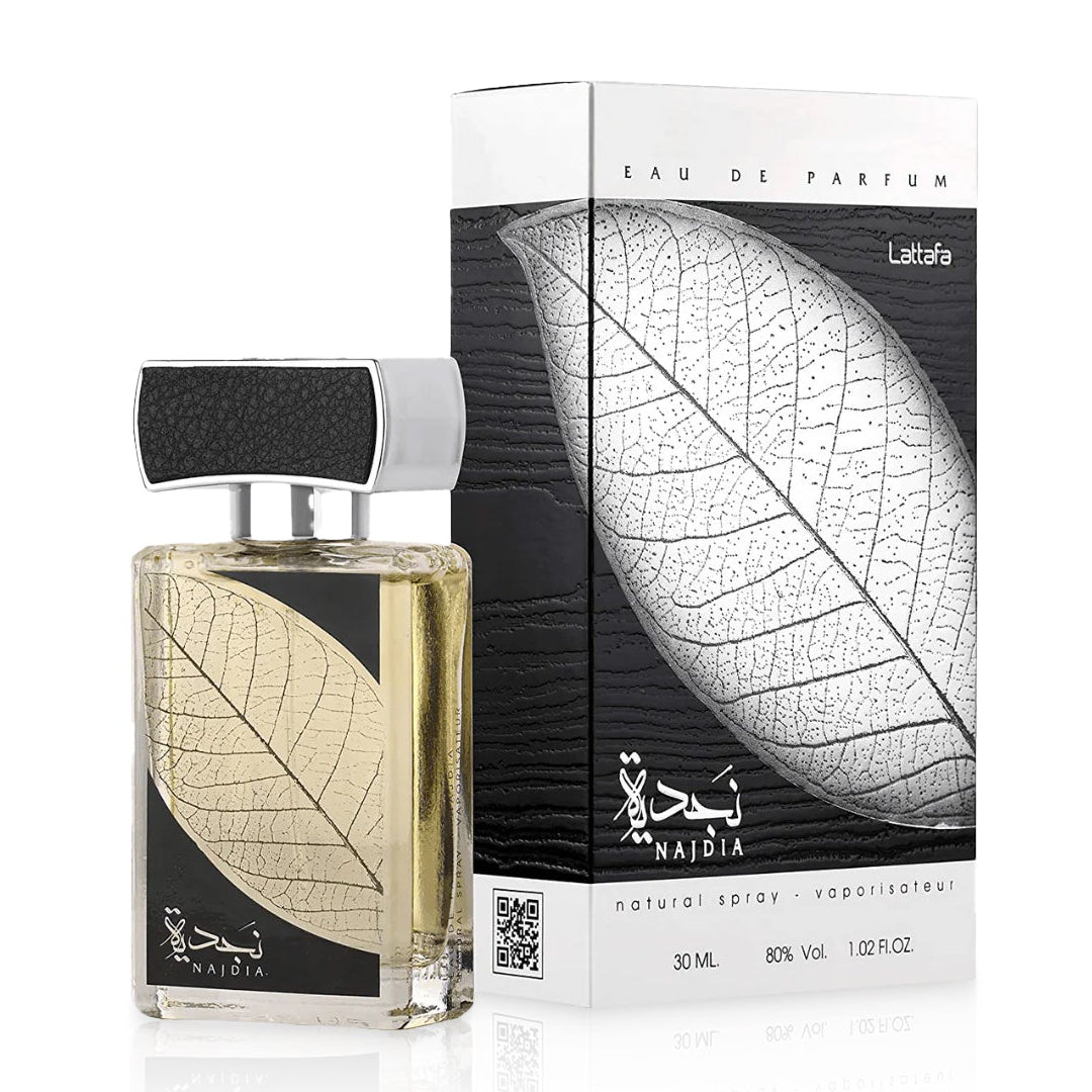 NAJDIA NOIR Eau de Parfum Unisexe - LATTAFA 100ml