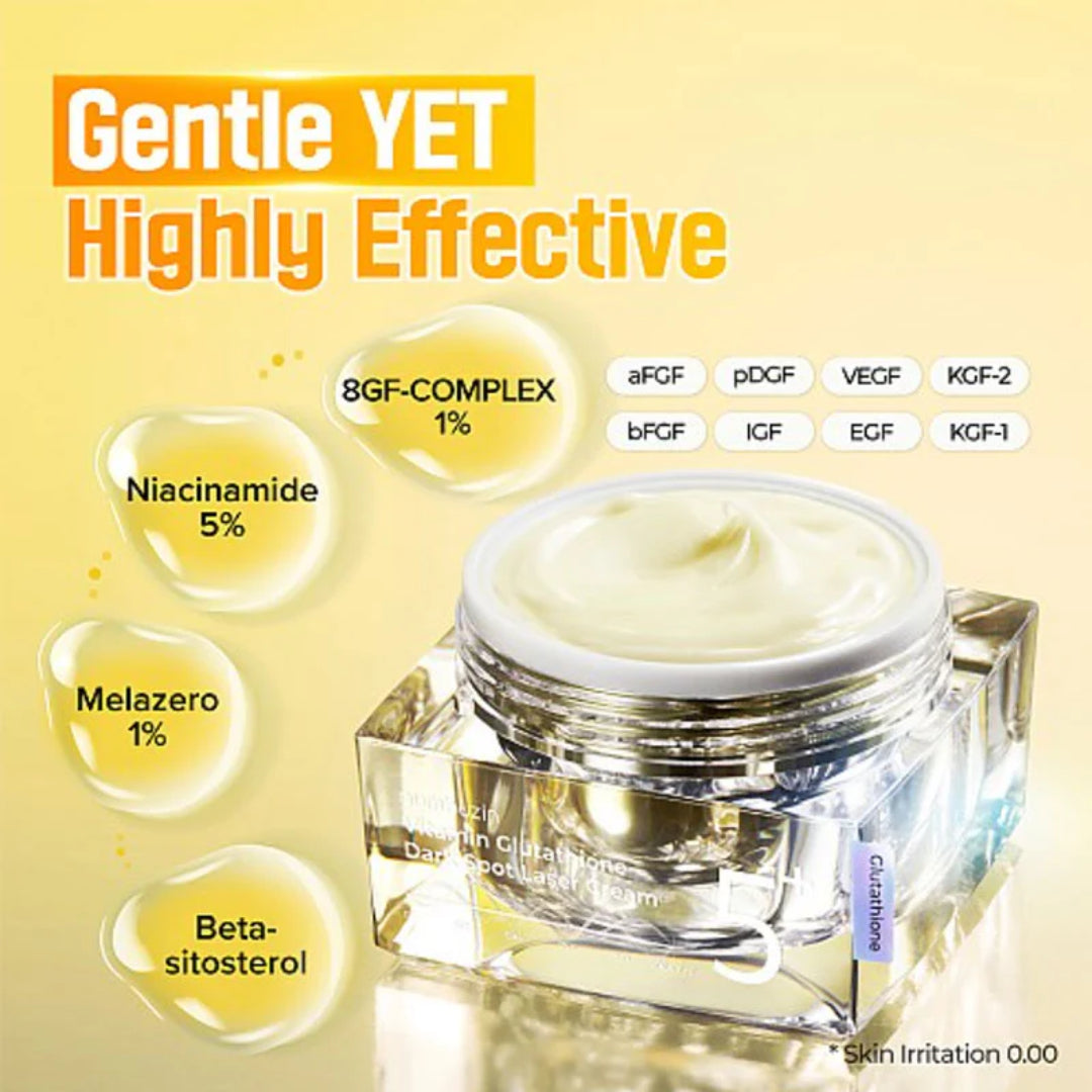 NUMBUZIN VITAMIN GLUTATHIONE DARK SPOT LASER CREAM 5+ – 50ML