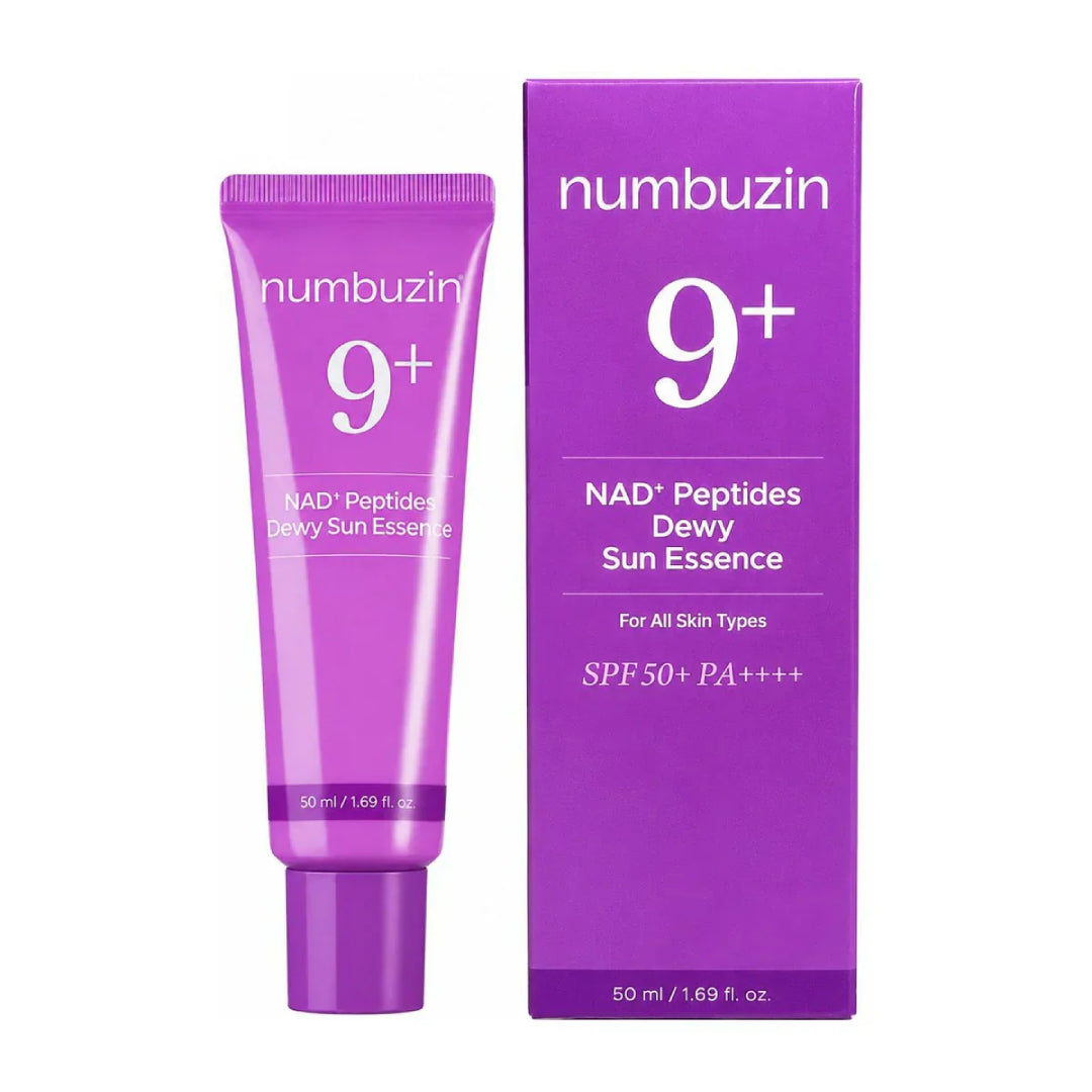 NUMBUZIN 9+ NAD+ PEPTIDES DEWY SUN ESSENCE SPF 50+ PA++++ ALL SKIN TYPES - 50 ML