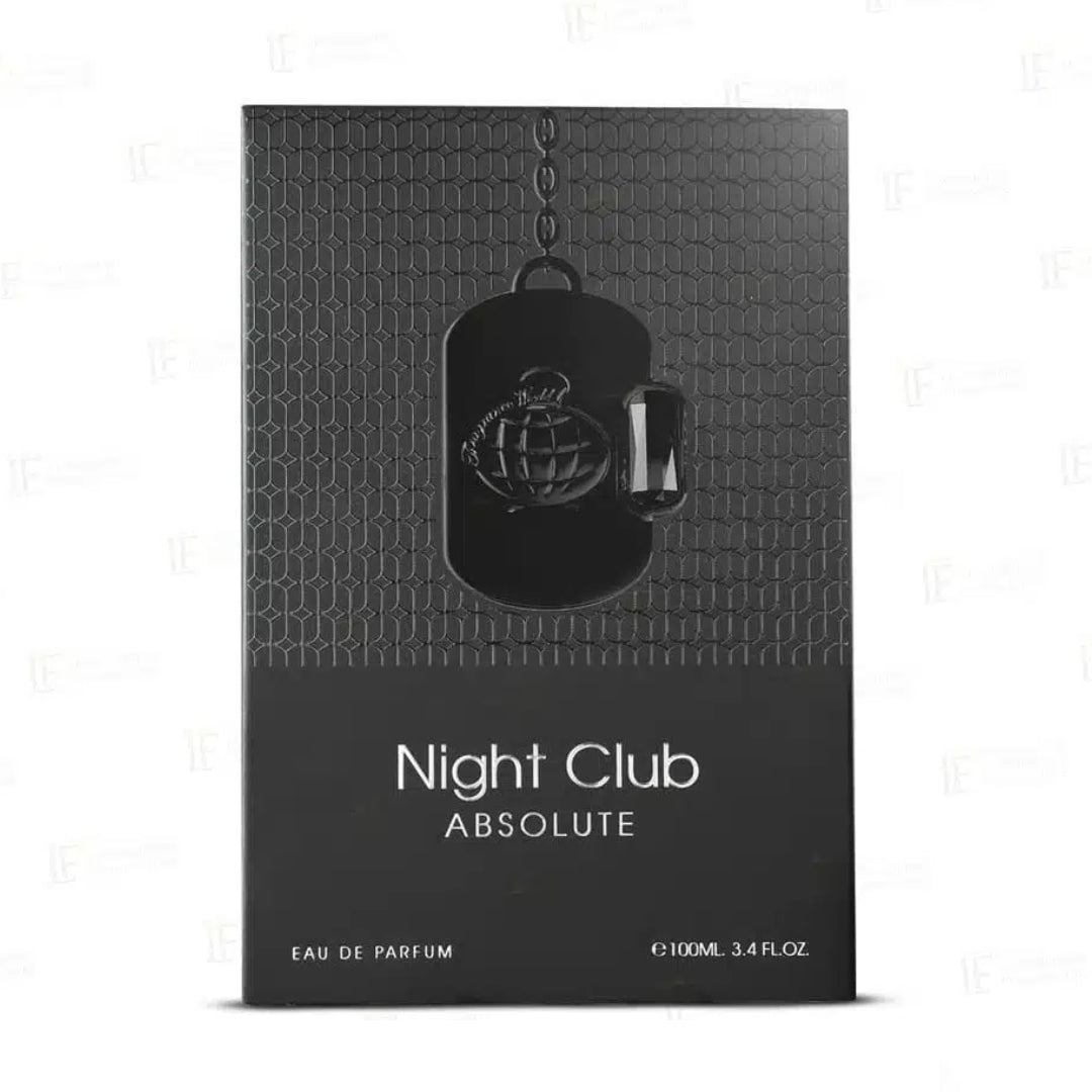 Night Club ABSOLUTE Eau De Parfum Fragrance World Pour Homme – 100ml
