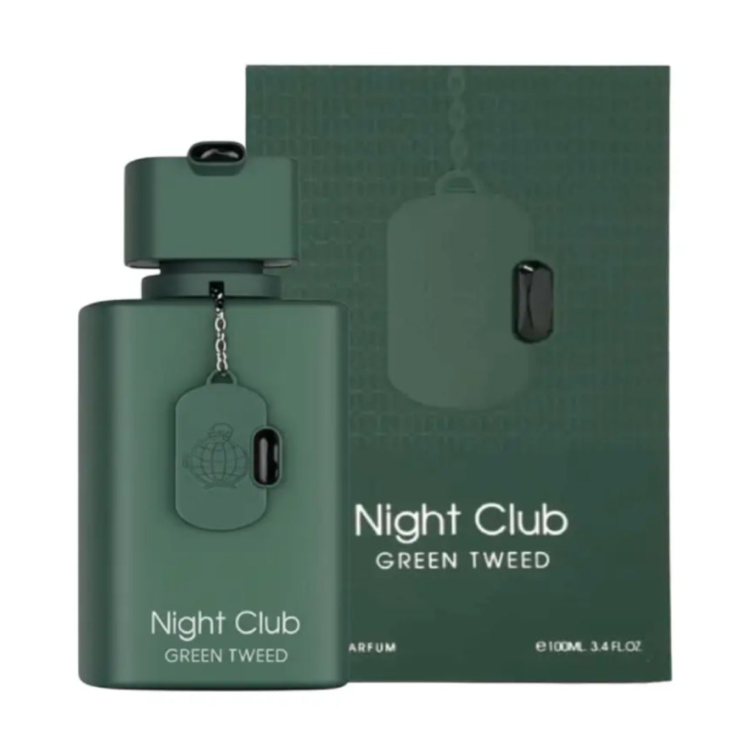 Night Club GREEN TWEED Eau De Parfum Fragrance World Pour Homme – 100ml