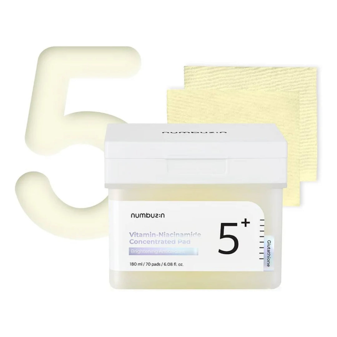 Numbuzin No.5+ Vitamin-Niacinamide Concentrated Pad 180 ml (70 pads)