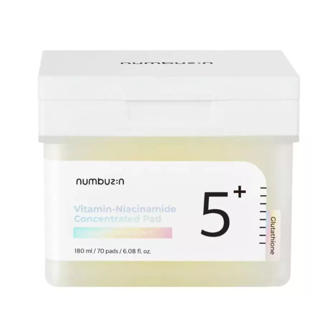 Numbuzin No.5+ Vitamin-Niacinamide Concentrated Pad 180 ml (70 pads)