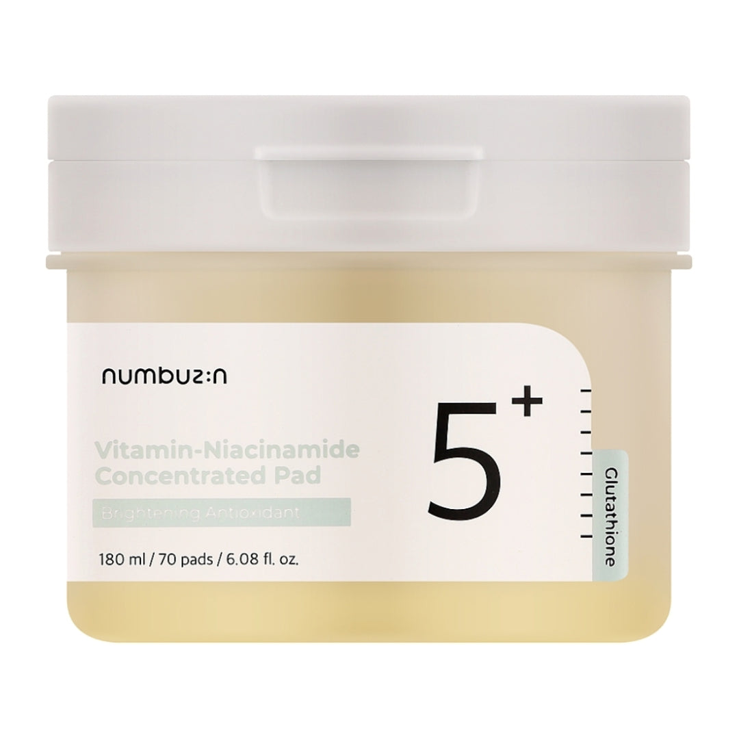 Numbuzin No.5+ Vitamin-Niacinamide Concentrated Pad 180 ml (70 pads)