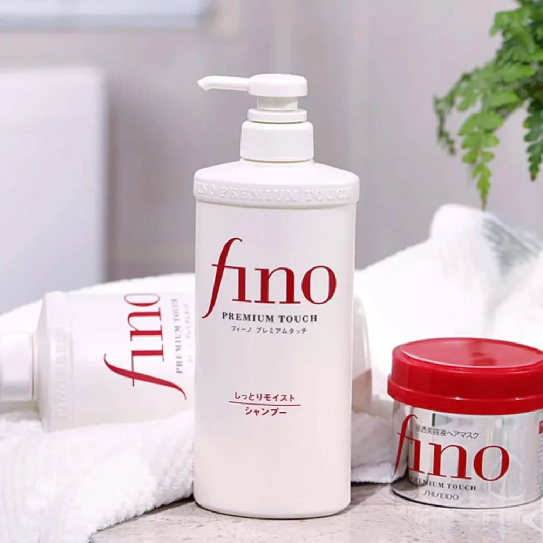 PACK COMPLET : Shampoing Shiseido Fino Premium Touch + Masque capillaire + Huile capillaire