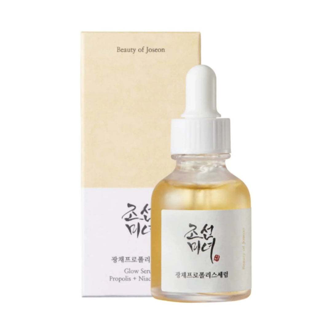 Pack Complet Beauty of Joseon – ( Glow Replenishing Rice Milk + Glow Mask Rice & Honey +Relief Sun (Rice + Probiotics, SPF50+ PA++++) + ( Propolis + Niacinamide Serum ))